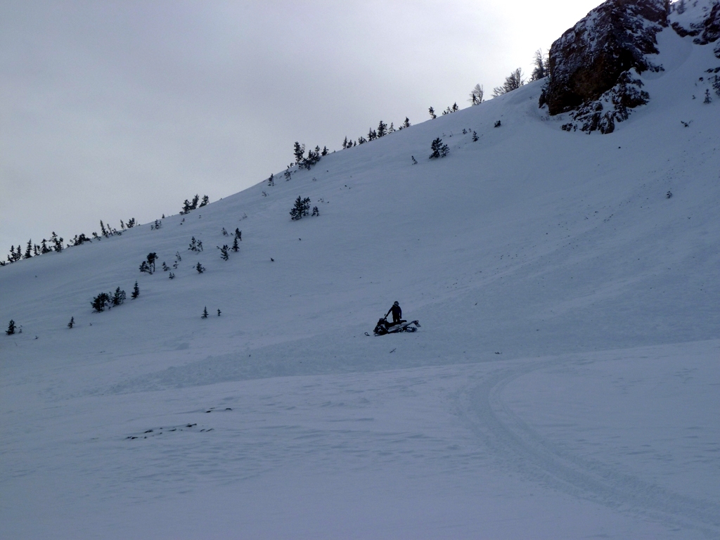 Natural Avalanche Debris - Lionhead 