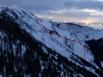 West Side Bridger Bowl Natural Avalanche