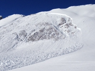 Human triggered avalanche - Cooke City 1/25/14